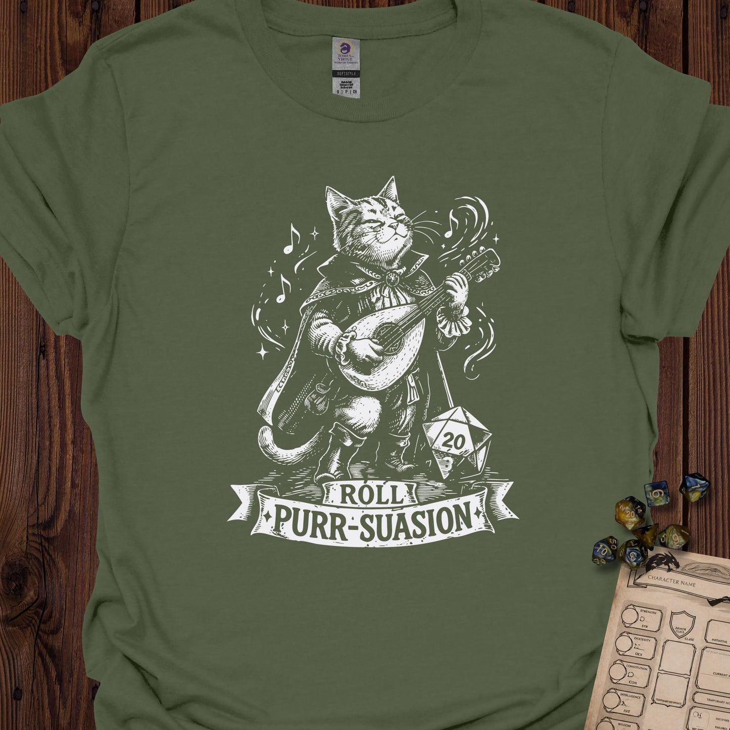 Roll purrsuation - MilitaryGreen
