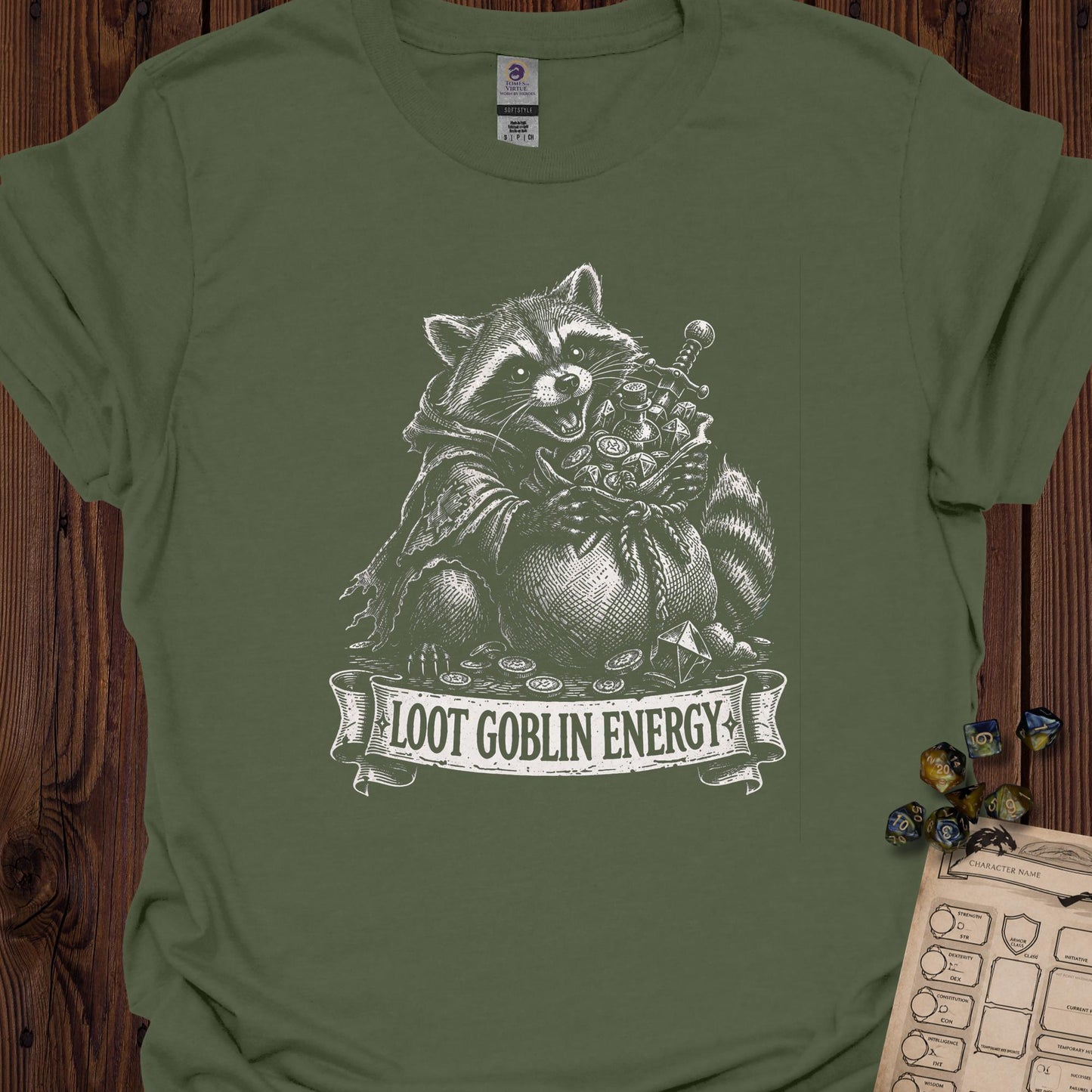 Loot Goblin Energy - MilitaryGreen