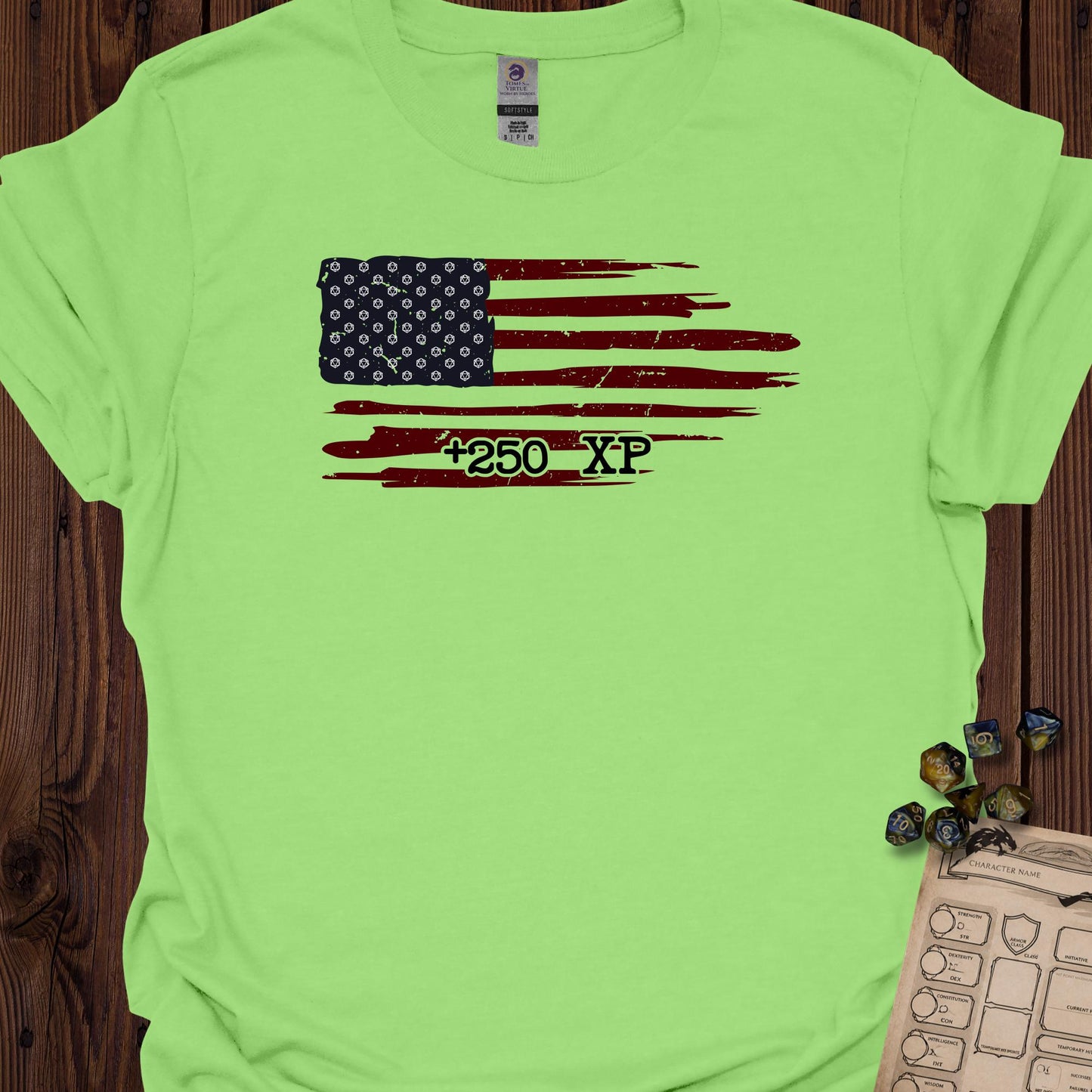 Dice Flag - Lime