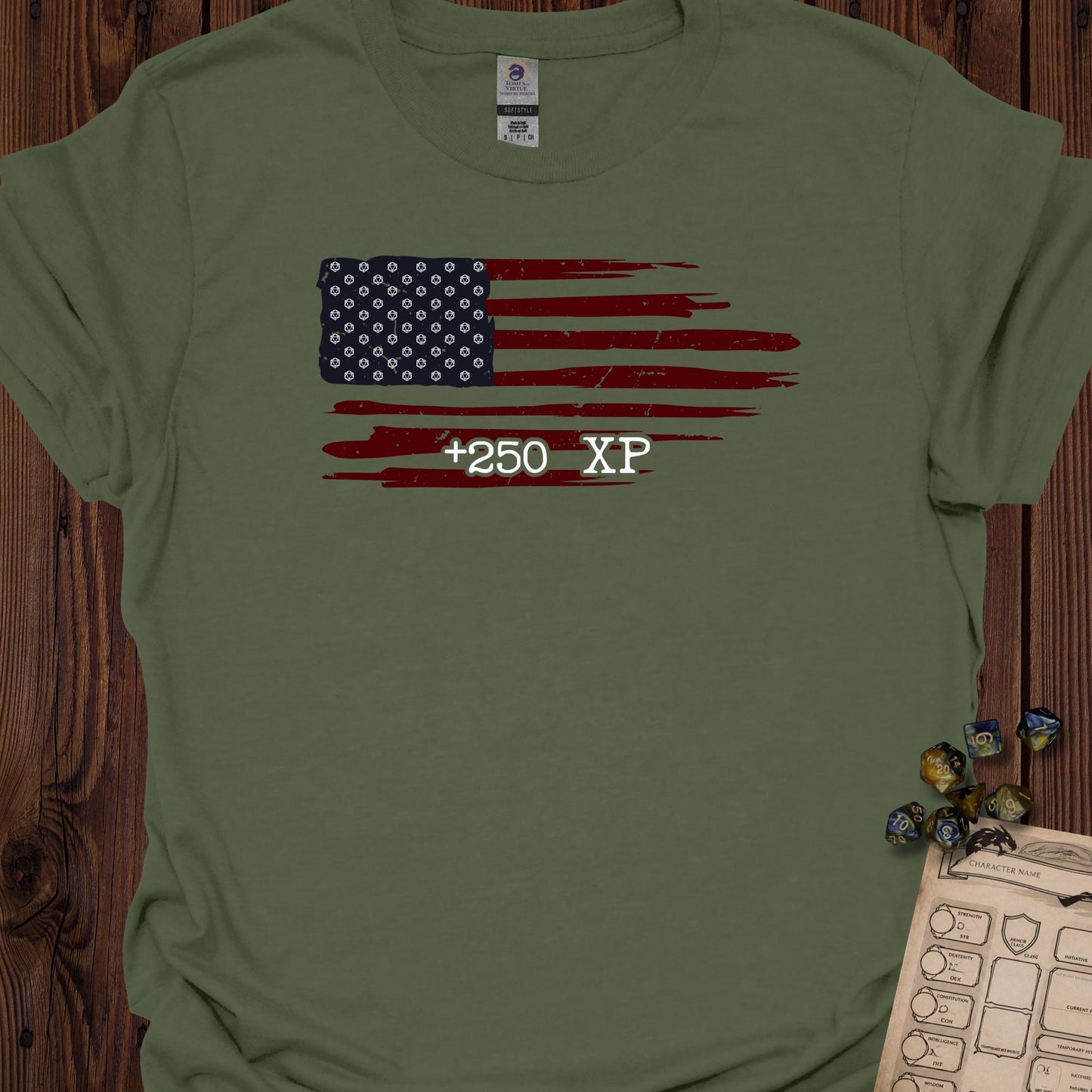 Dice Flag - MilitaryGreen