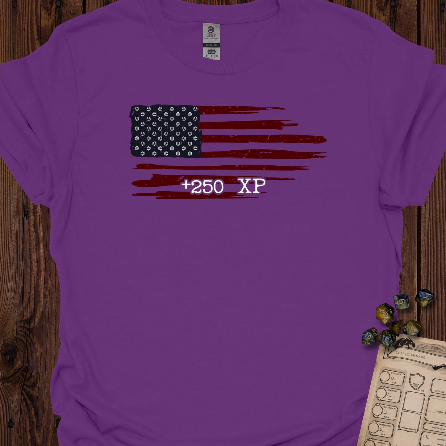 Dice Flag - Purple