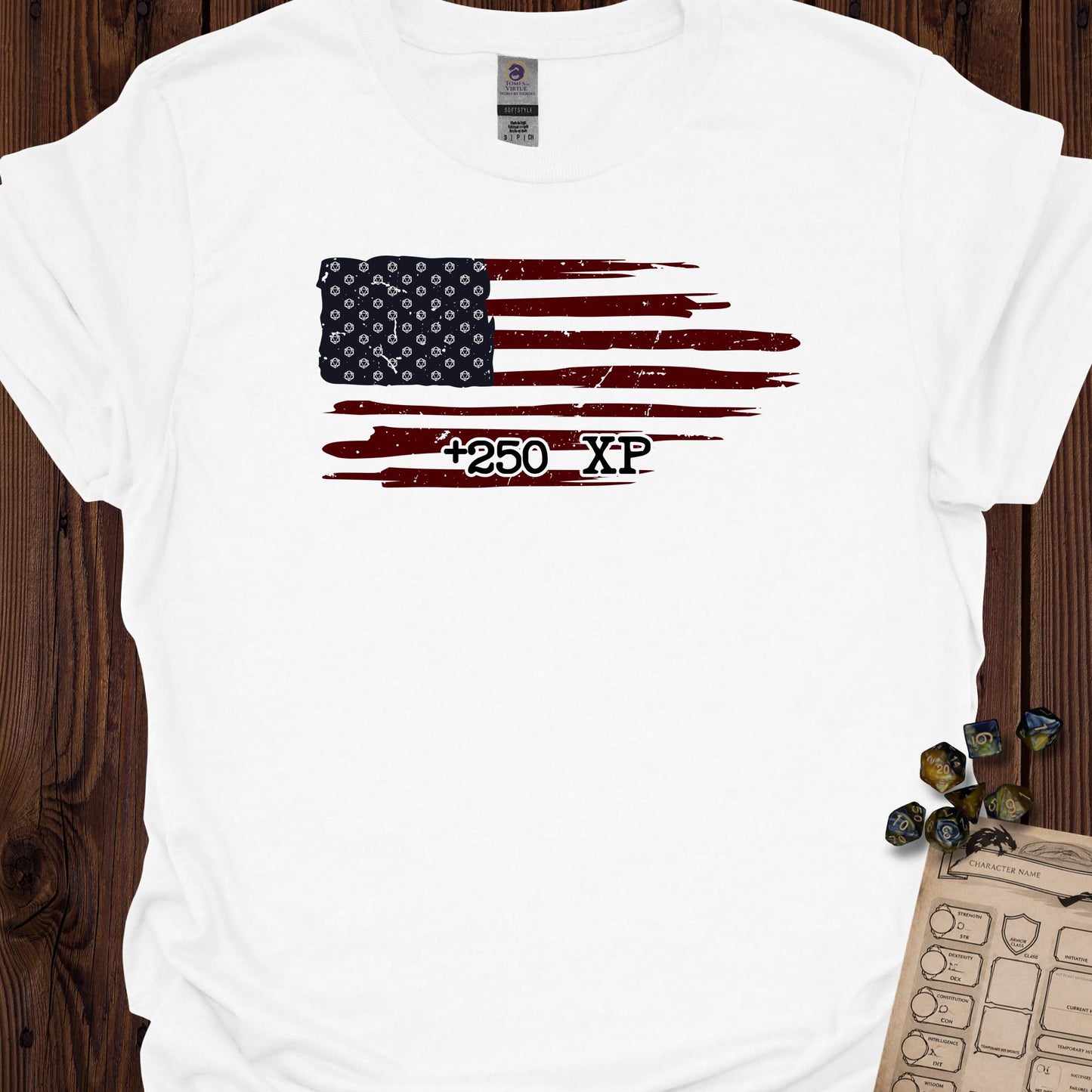 Dice Flag - White