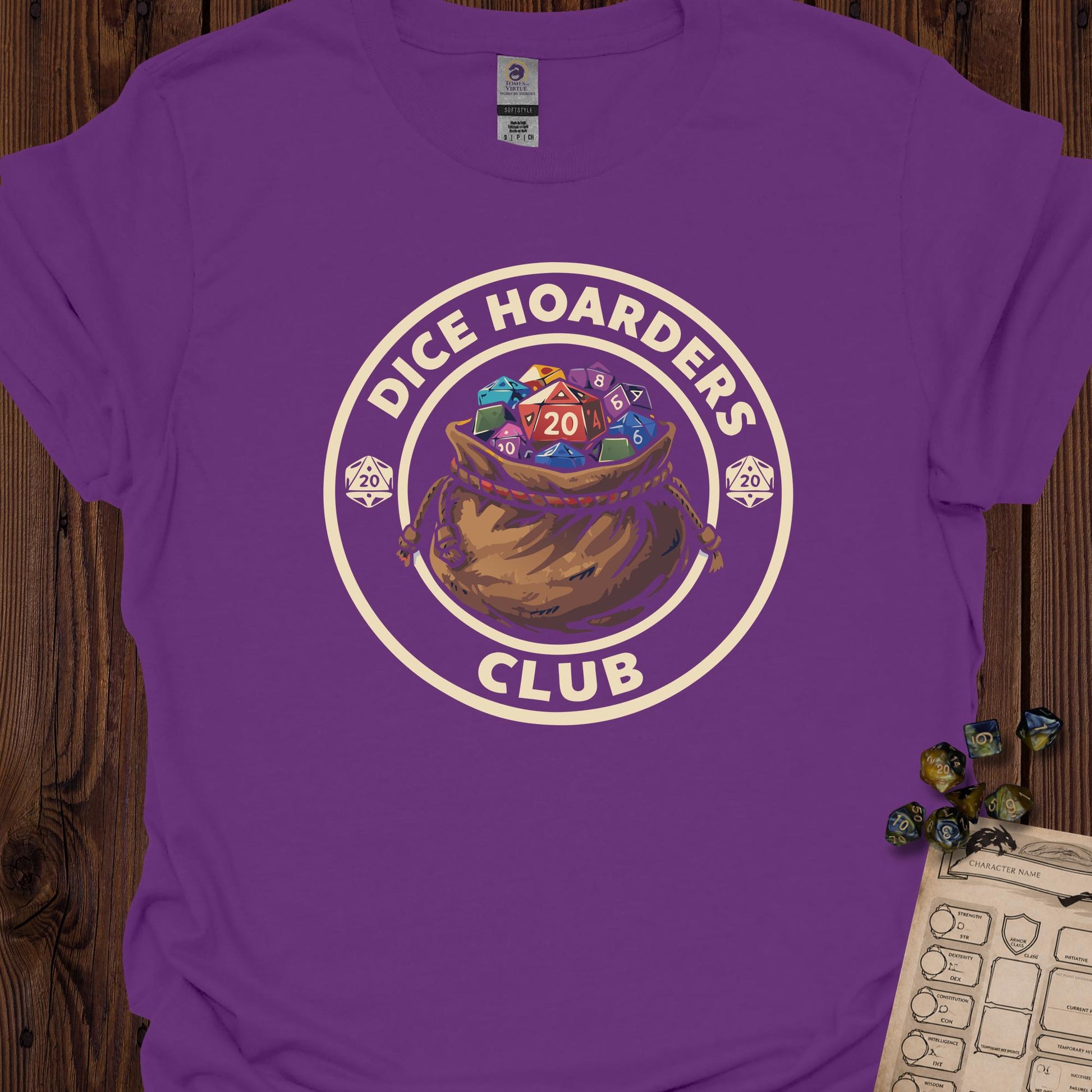 Dice hoarders club - Purple