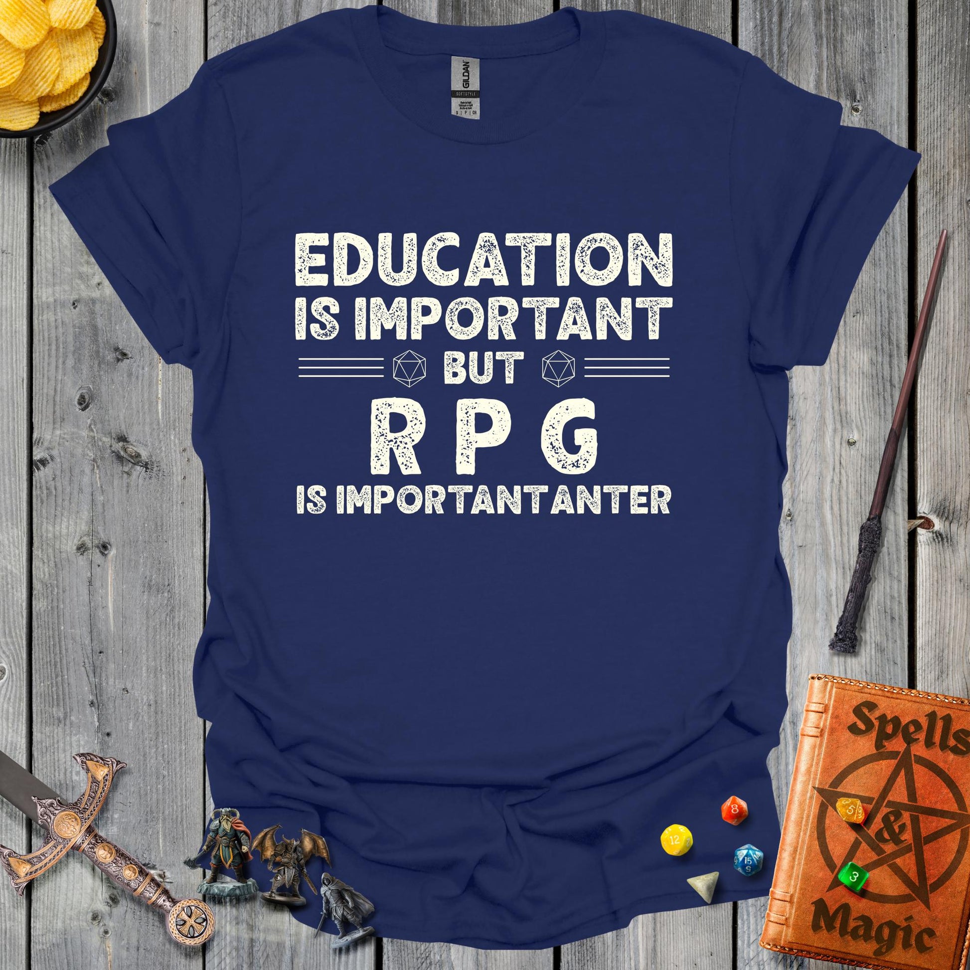 Education is important - NavyBlue