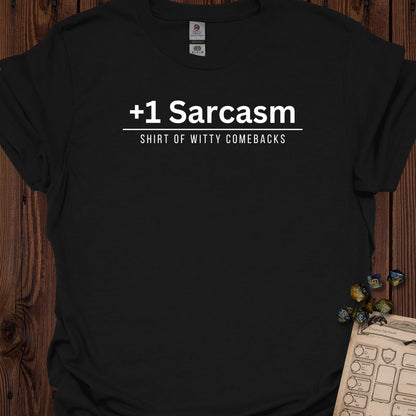 +1 Sarcasm - Black