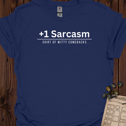 +1 Sarcasm - Navy