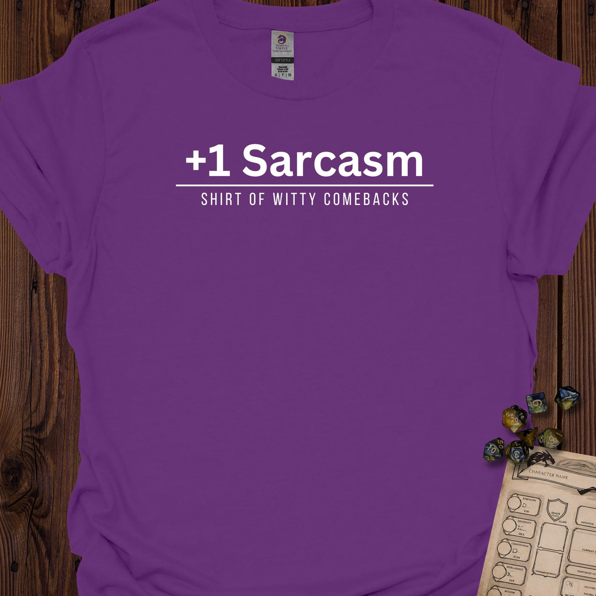 +1 Sarcasm - Purple