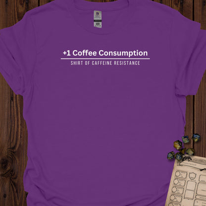 +1 Coffee Consumption - Purple