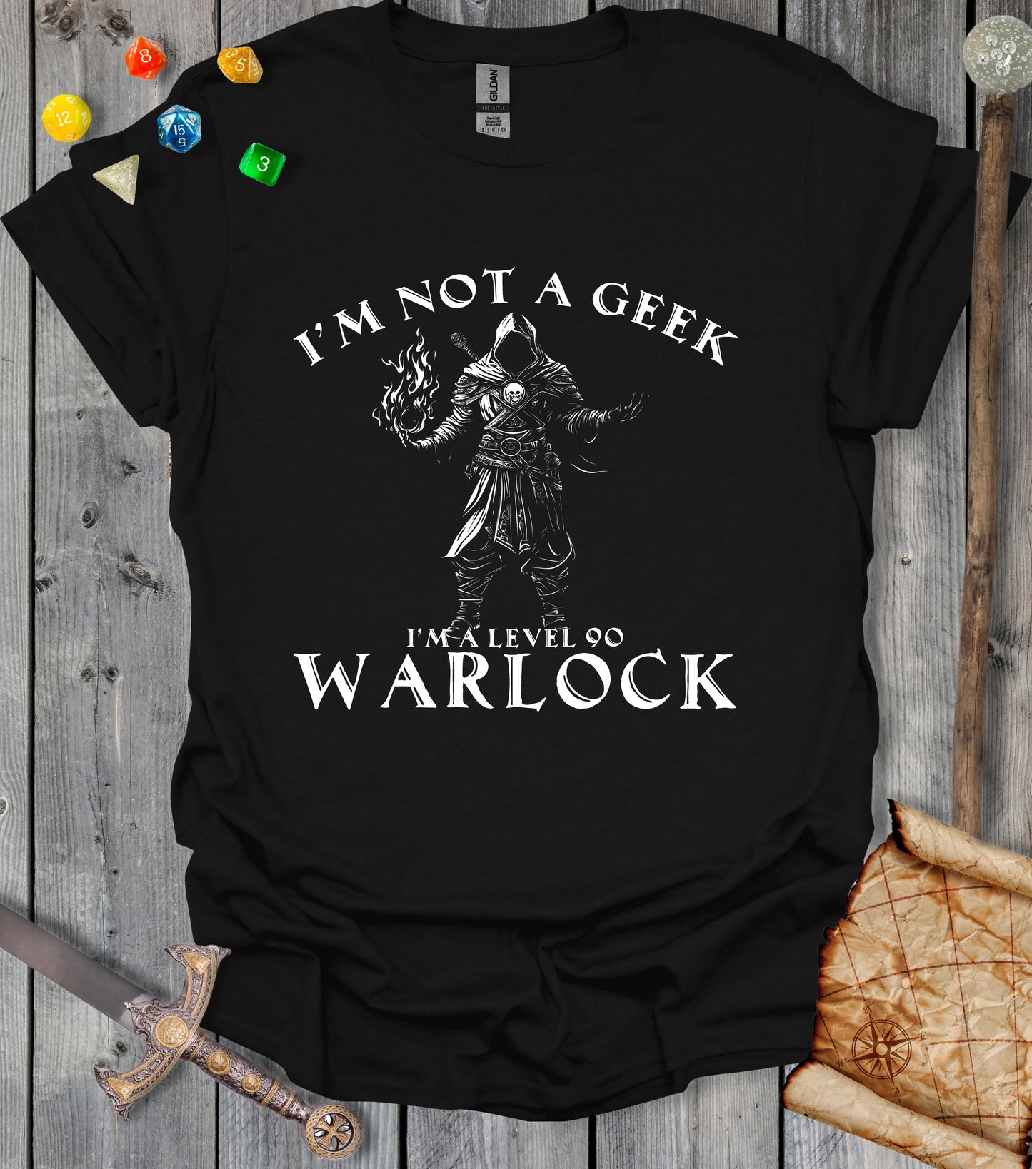 Level 90 Warlock - T-shirt