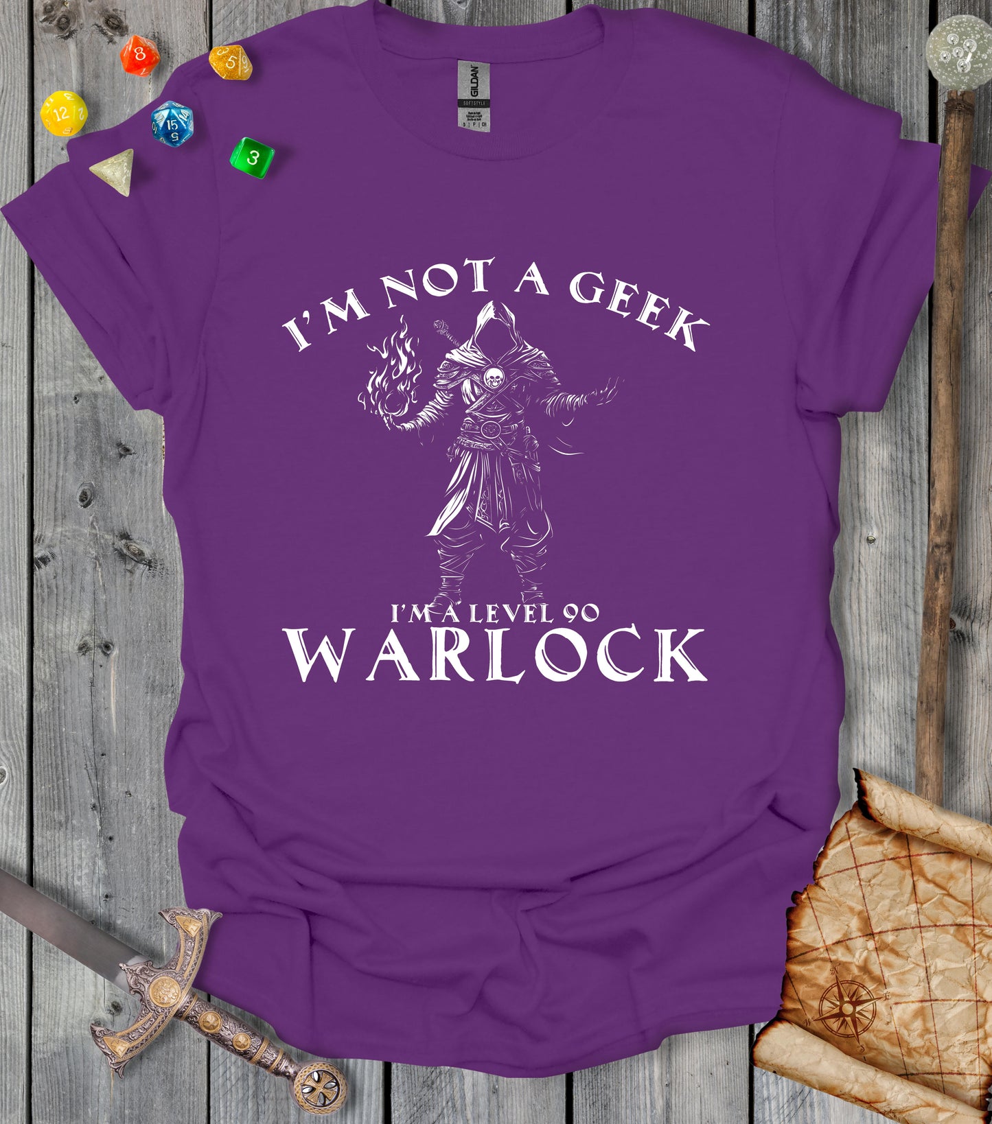 Level 90 Warlock - T-shirt