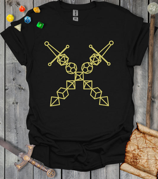 Dice set swords - T-shirt