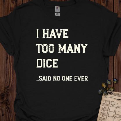 Too many dice - Black