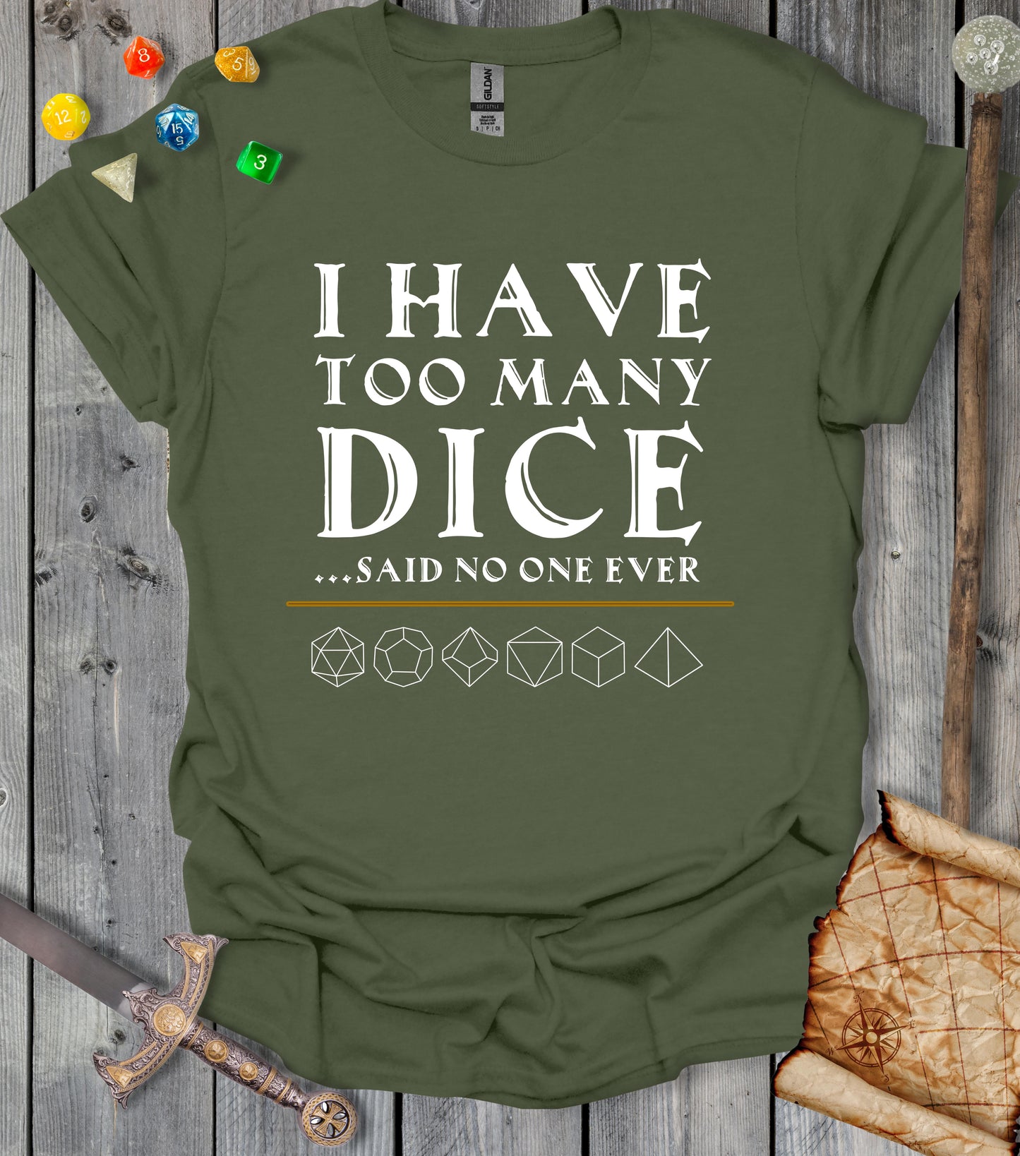 Too many dice - T-shirt