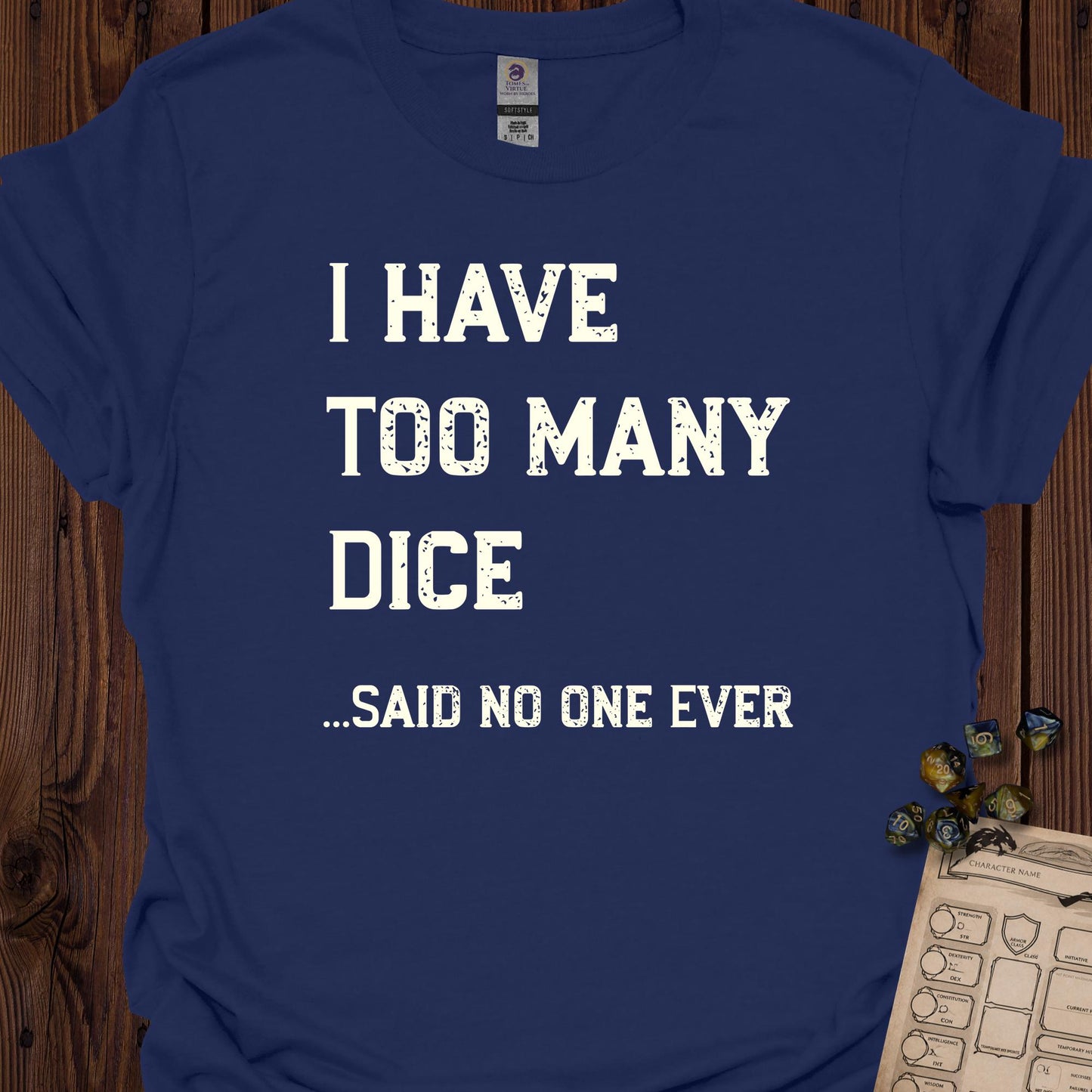 Too many dice - Navy