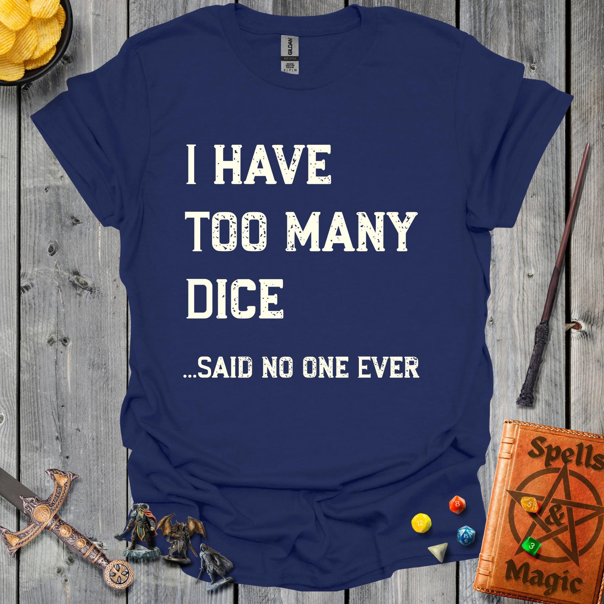 Too many dice - NavyBlue