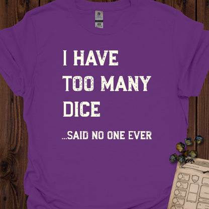 Too many dice - Purple