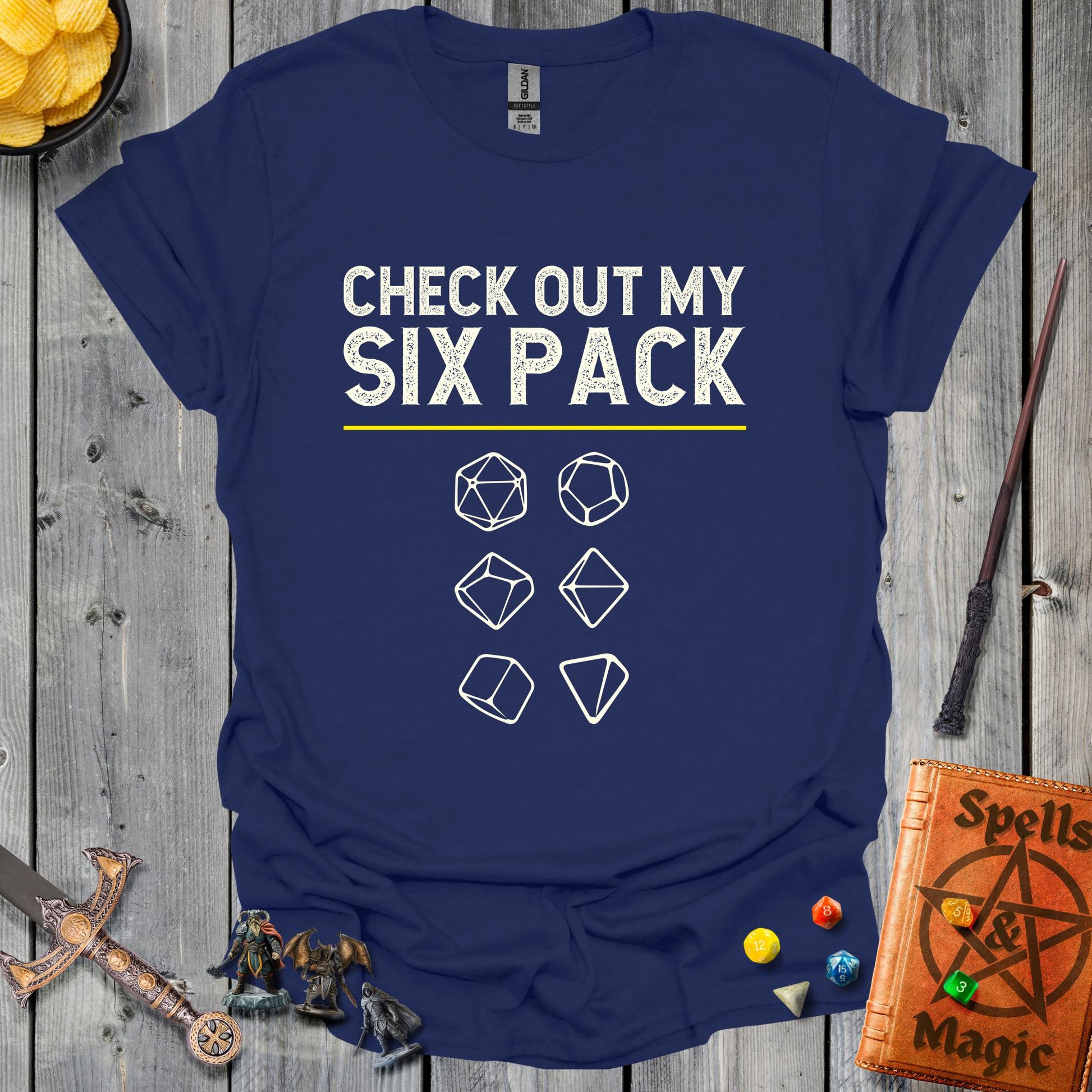 Check out my six pack - NavyBlue