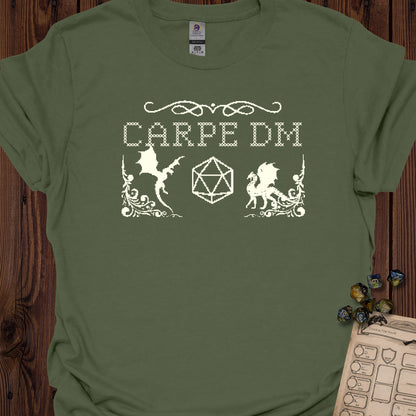 Carpe DM Cross stitch pattern - MilitaryGreen