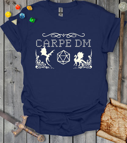 Carpe DM Cross stitch pattern - NavyBlue