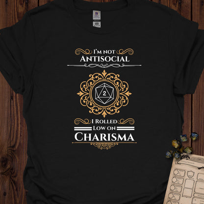 Low on charisma - Black