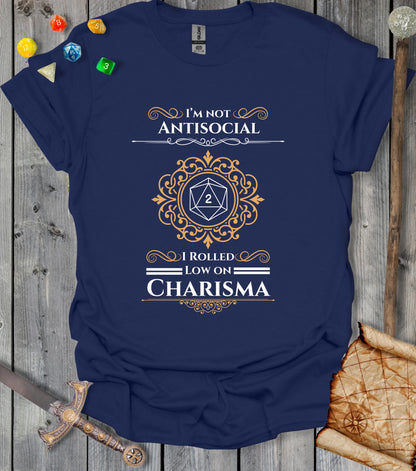 Low on charisma - NavyBlue