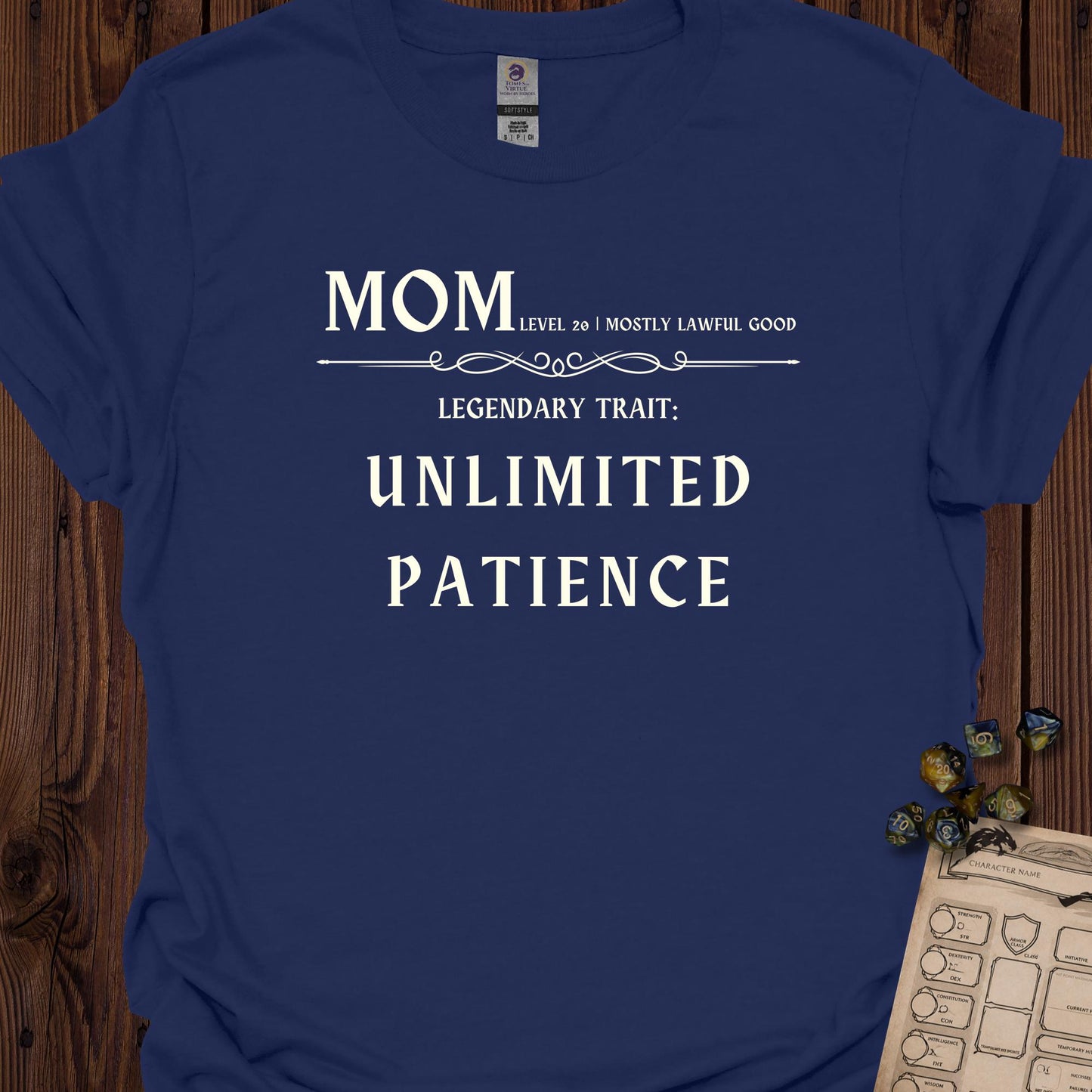 Mom characther sheet - Navy