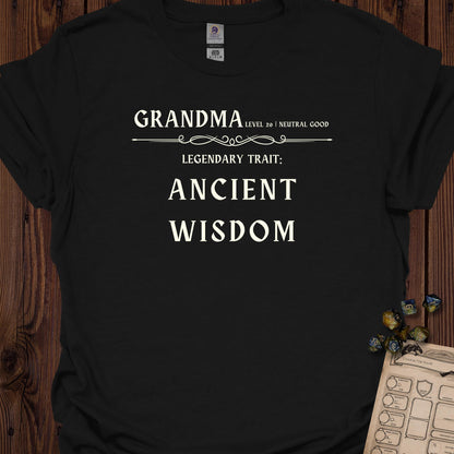 Grandma characther sheet - Black