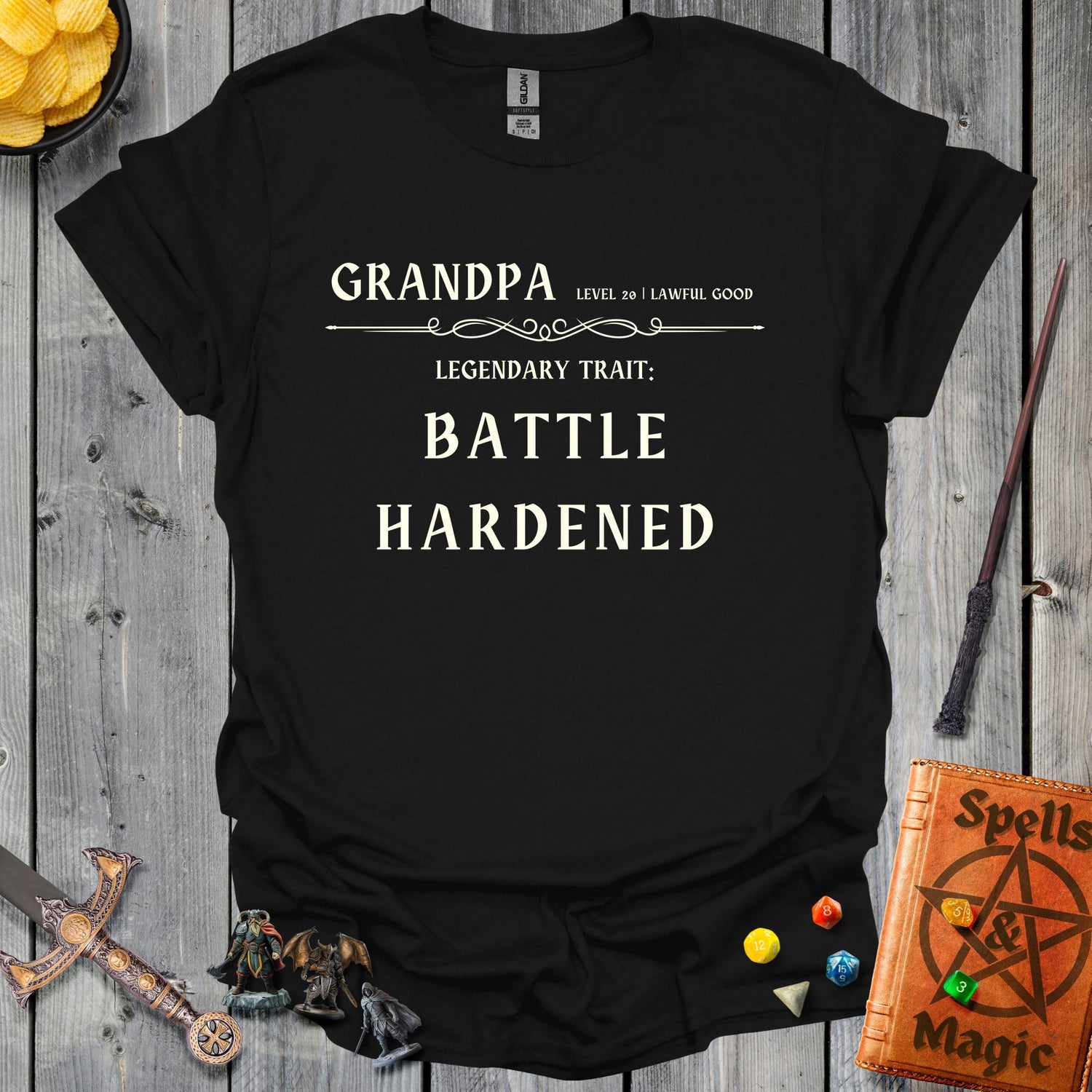 Grandpa characther sheet - Black