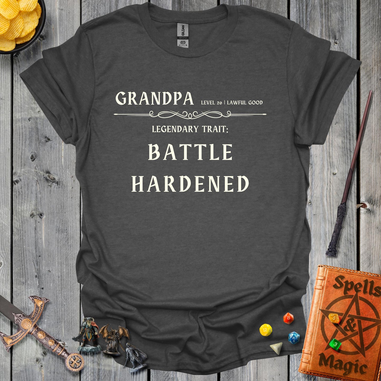 Grandpa characther sheet - DarkHeather