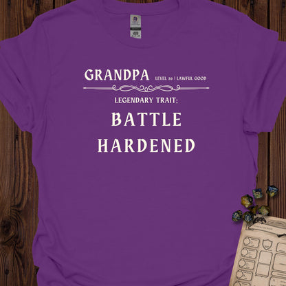 Grandpa characther sheet - Purple